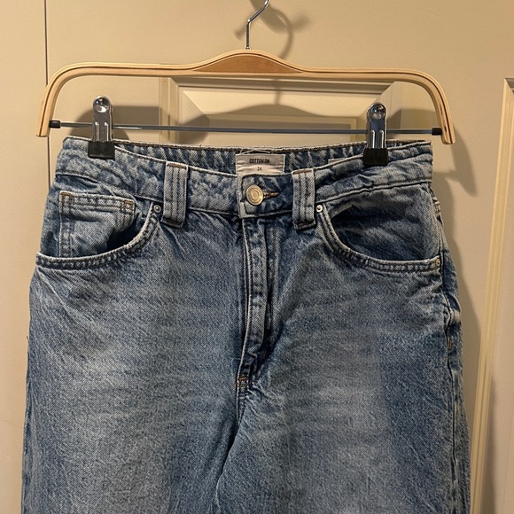 Cotton:On Classic Wide Leg Women's Jeans - Light Blue - Picture 2 of 6